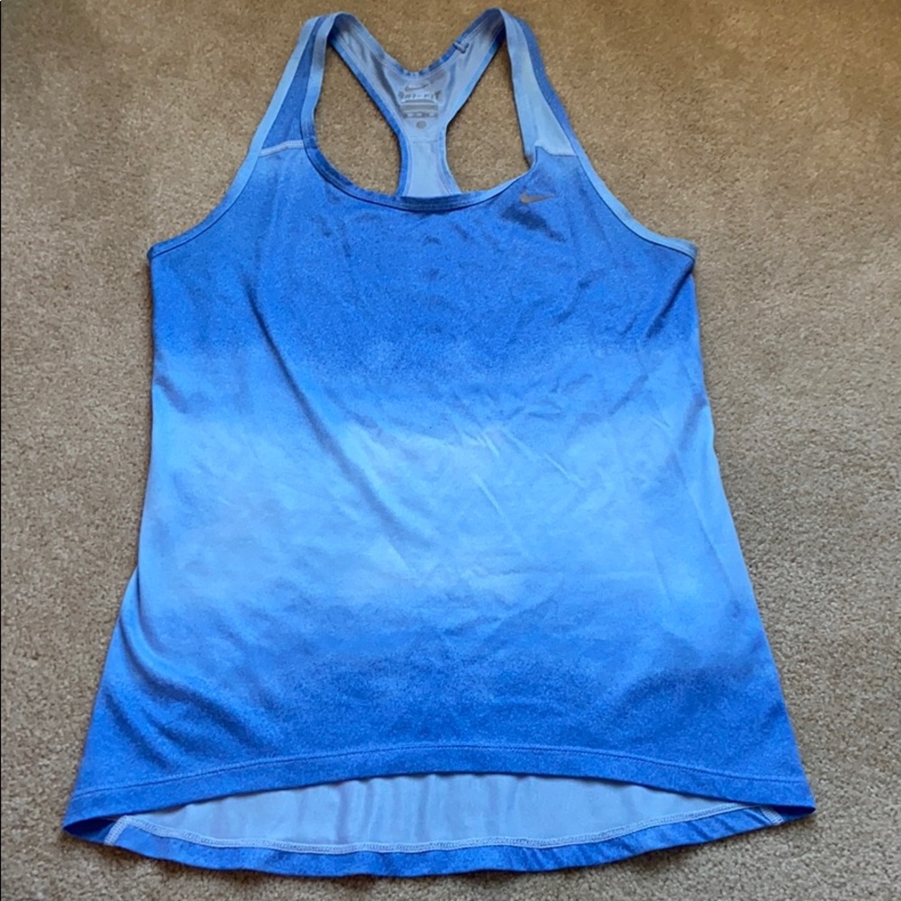 Nike blue dri-fit women’s tank top